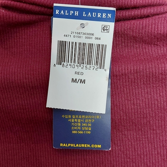 Polo Ralph Lauren Red turtleneck sweater - Picture 8 of 9